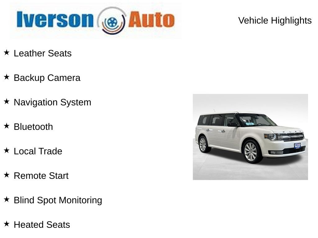 Used 2016 Ford Flex SEL with VIN 2FMHK6C80GBA24076 for sale in Huron, SD