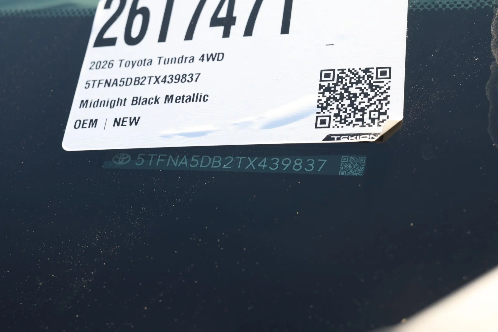 New 2026 Midnight Black Metallic Toyota Platinum image 34