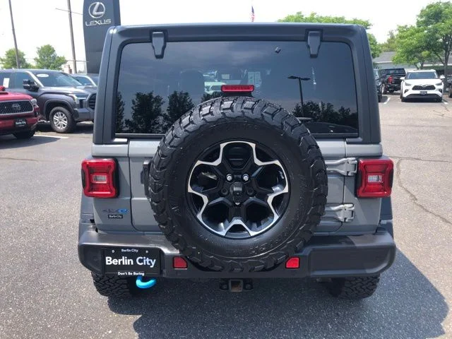 Used 2021 Sting-Gray Clearcoat Jeep Unlimited Rubicon 4xe image 4