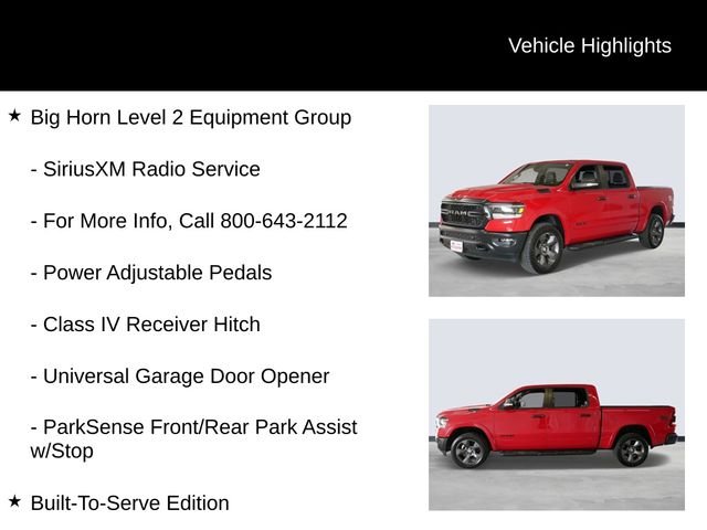 Certified Used 2021 Flame Red Clearcoat Ram Big Horn/Lone Star image 25
