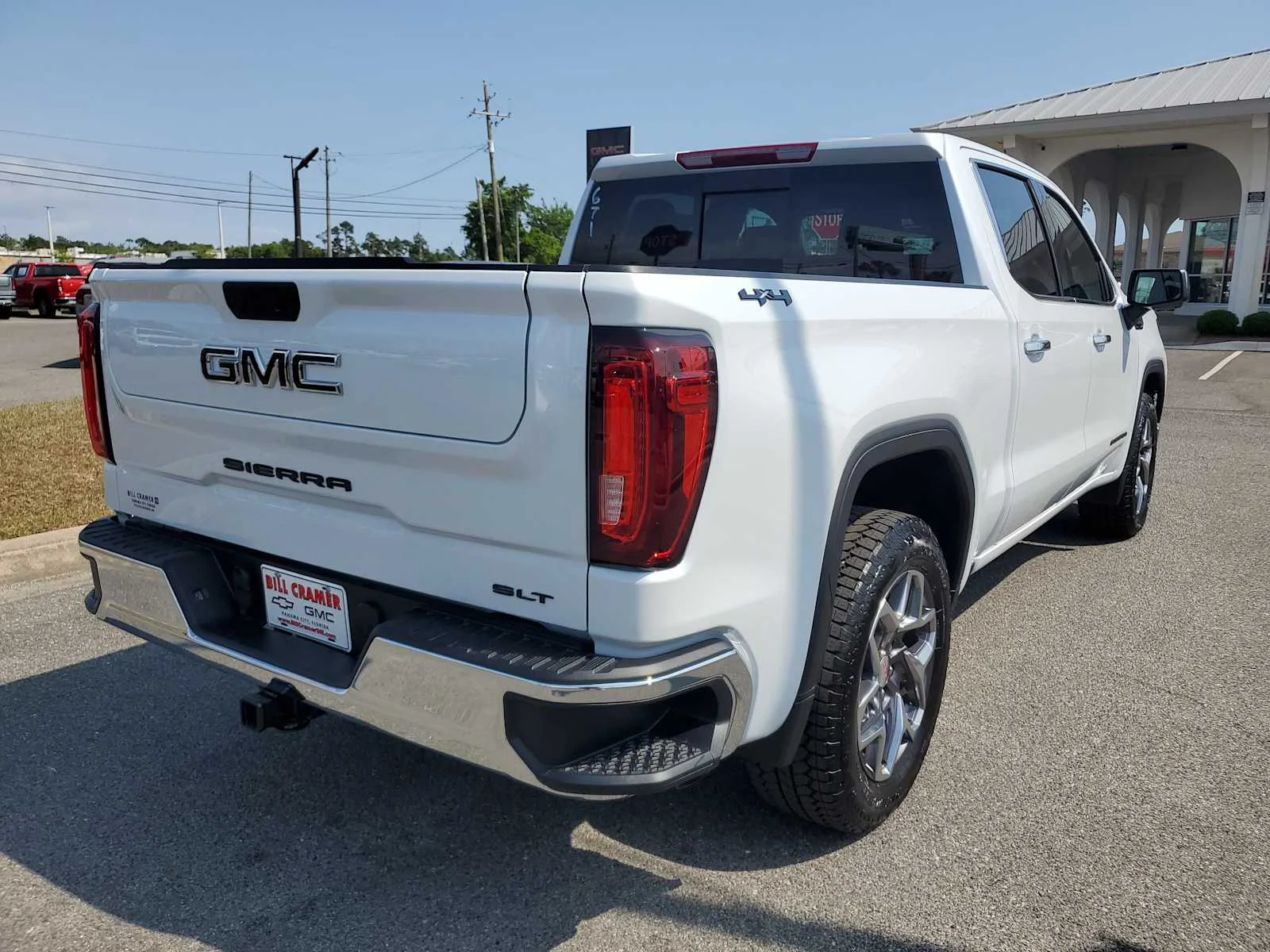 New 2026 Glacier White Tricoat GMC SLT image 6