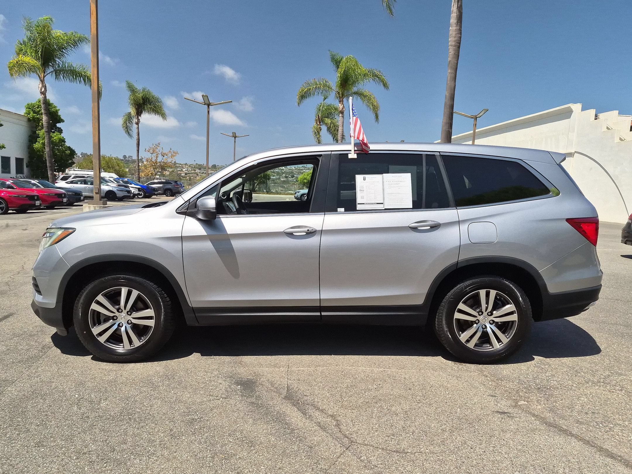 Used 2017 Honda Pilot EX-L with VIN 5FNYF5H73HB001236 for sale in San Juan Capistrano, CA