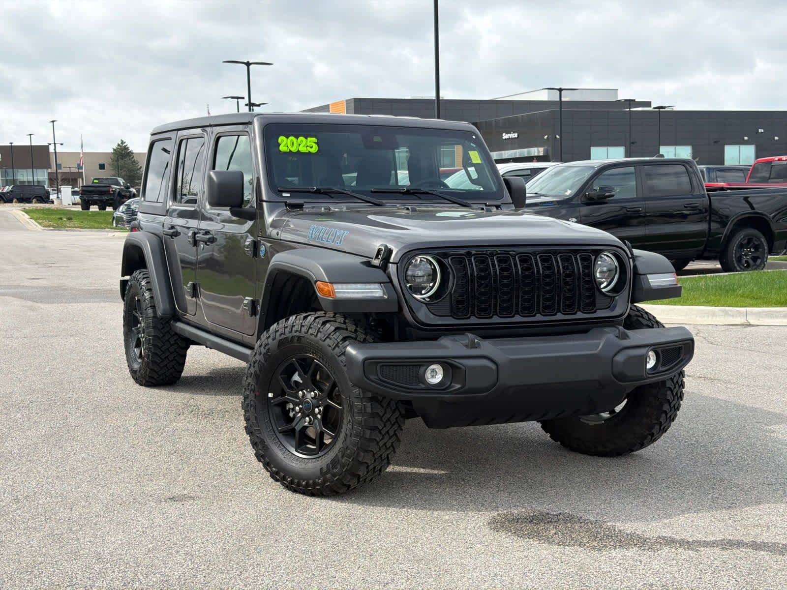 Used 2025 Jeep Wrangler 4xe Willys 4XE with VIN 1C4RJXN68SW580057 for sale in Kansas City