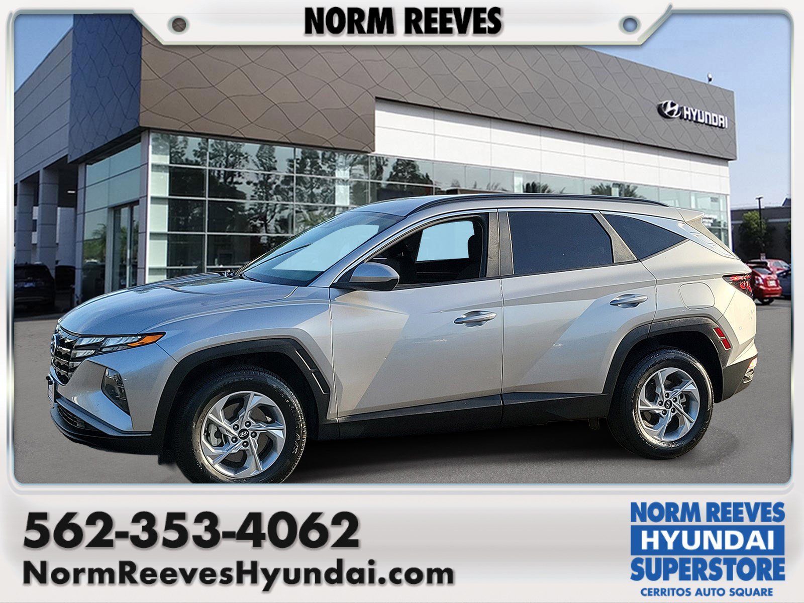 Certified Used 2024 Shimmering Silver Hyundai SEL image 1