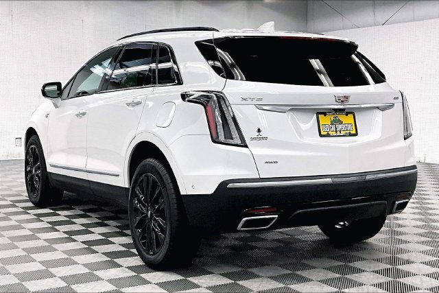 Used 2025 Crystal White Tricoat Cadillac Sport image 2