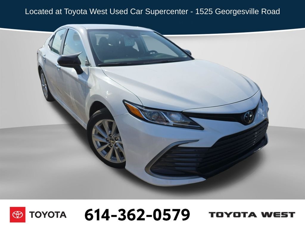 Used 2023 White Toyota LE image 1