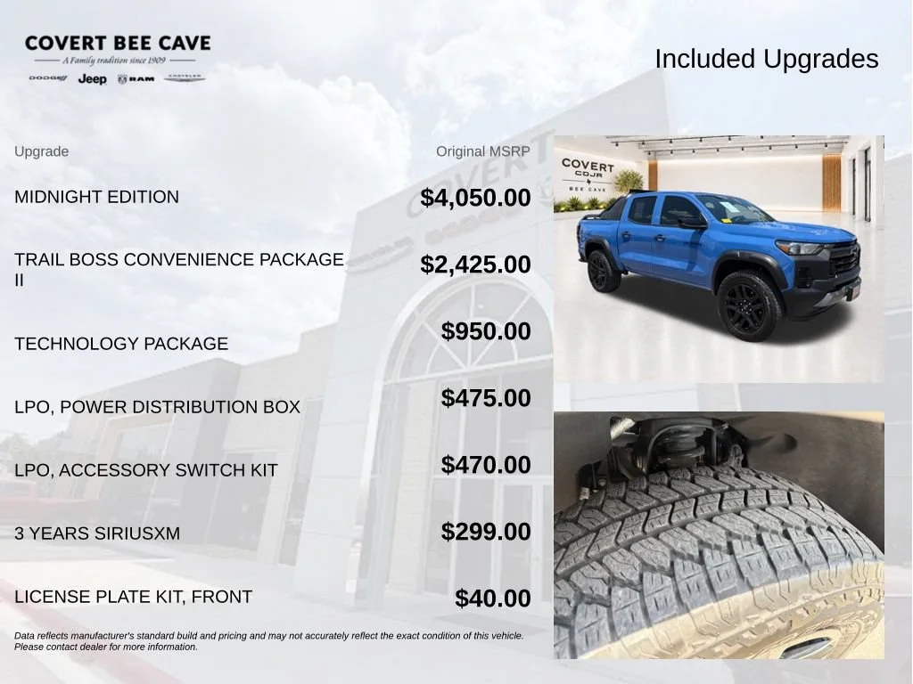 Used 2025 Blue Chevrolet Trail Boss image 8