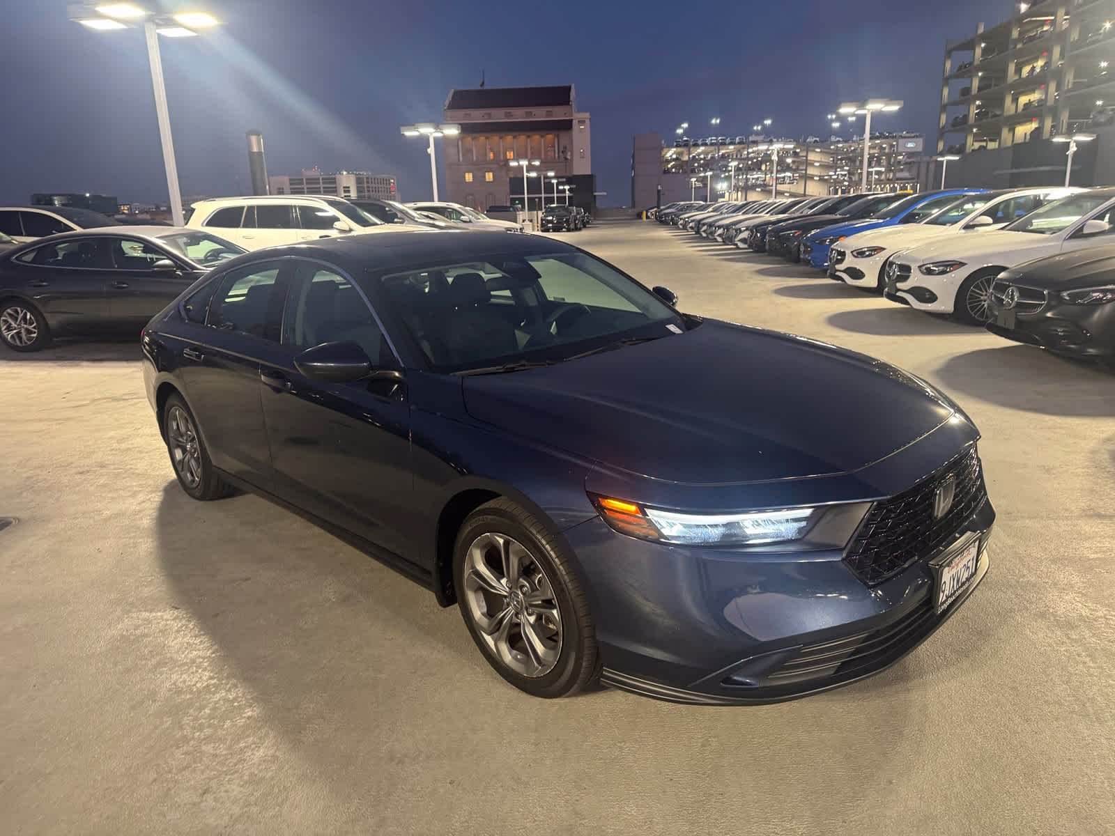 Used 2024 Canyon River Blue Metallic Honda EX image 2
