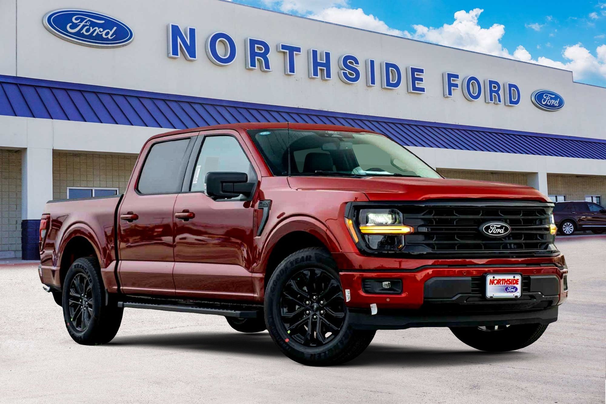 New 2026 Ruby Red Metallic Tinted Clearcoat Ford XLT image 1