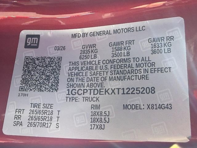 New 2026 Radiant Red Tintcoat Chevrolet Z71 image 18