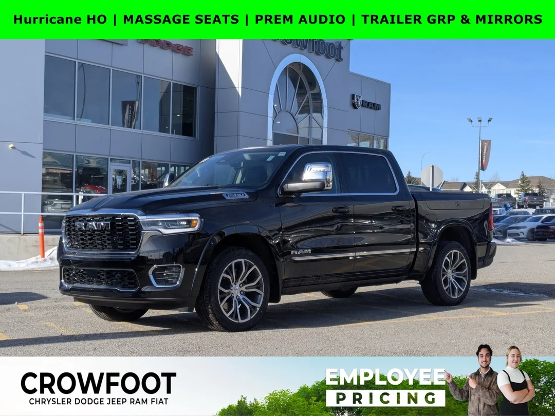 New 2026 Black RAM Tungsten - - Trailer Tow Group - Multi?function Tailgate - Power Fold Trailer Tow Mirrors & More! image 1