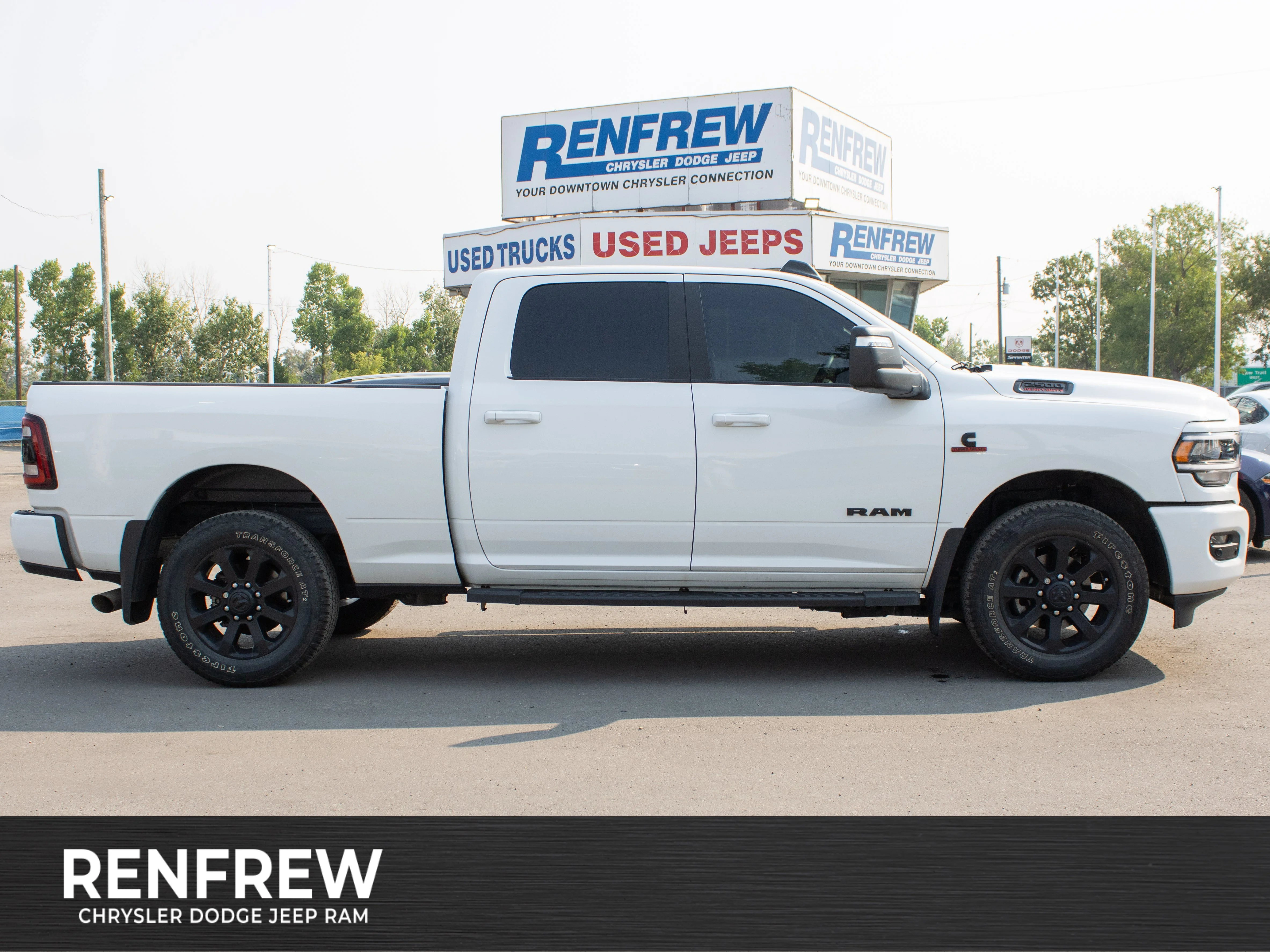 Used 2024 White RAM Big Horn* Night Edition | 6.7L Cummins Turbo Diesel | Heated Seats & Steering Wheel | image 1