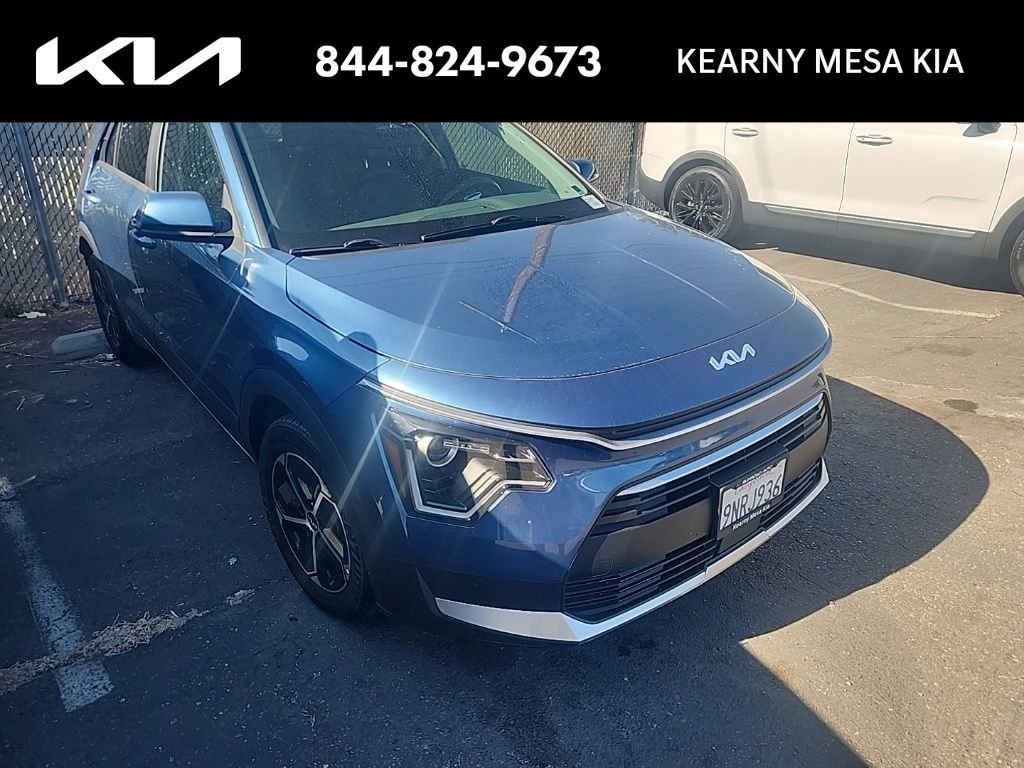 Certified Used 2024 Blue Kia EX image 1