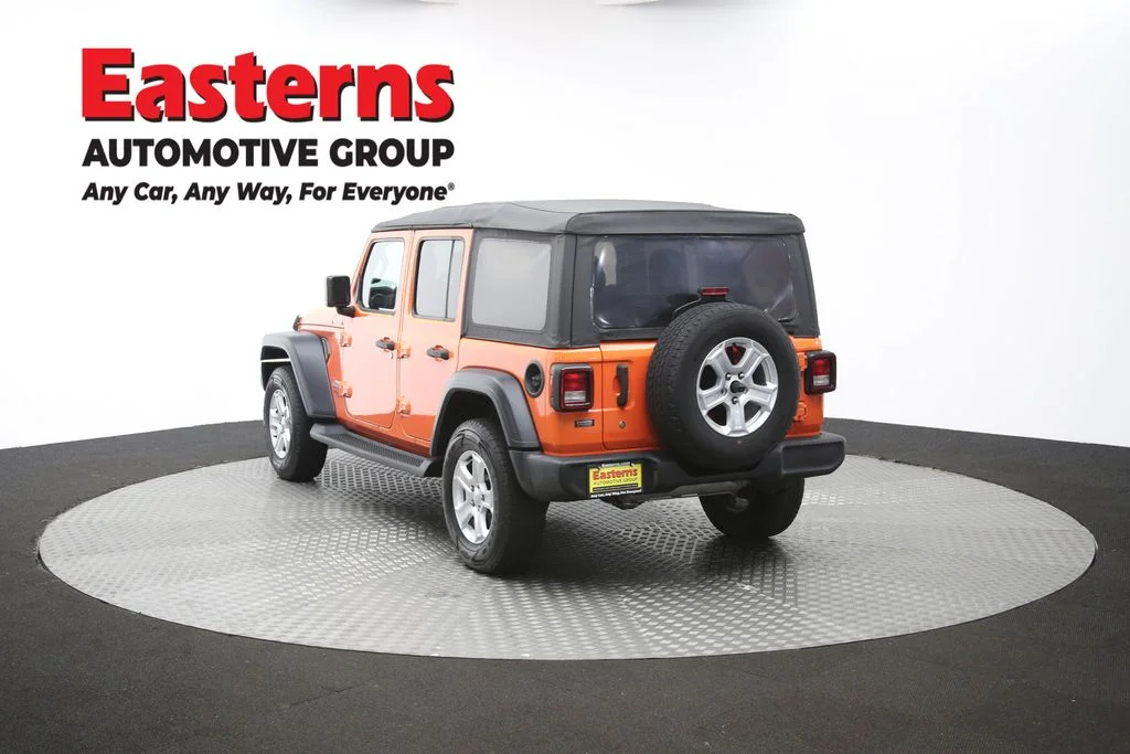 Used 2018 Orange Jeep Unlimited Sport S image 63