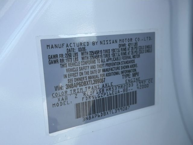 New 2026 Aspen White TriCoat / Super Black Two-tone Nissan SR image 32