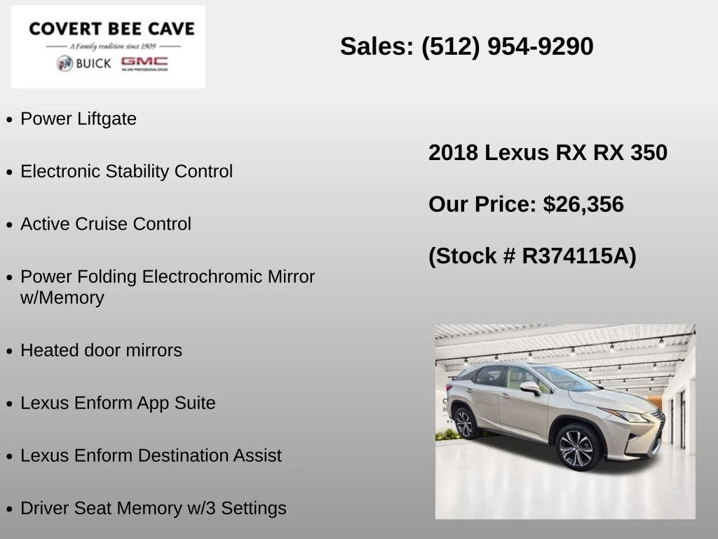 Used 2018 Beige Lexus 350 image 19