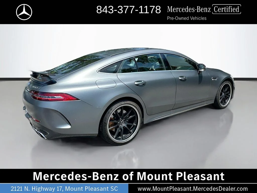 Certified Used 2021 designo Selenite Gray Magno Mercedes-AMG S image 5