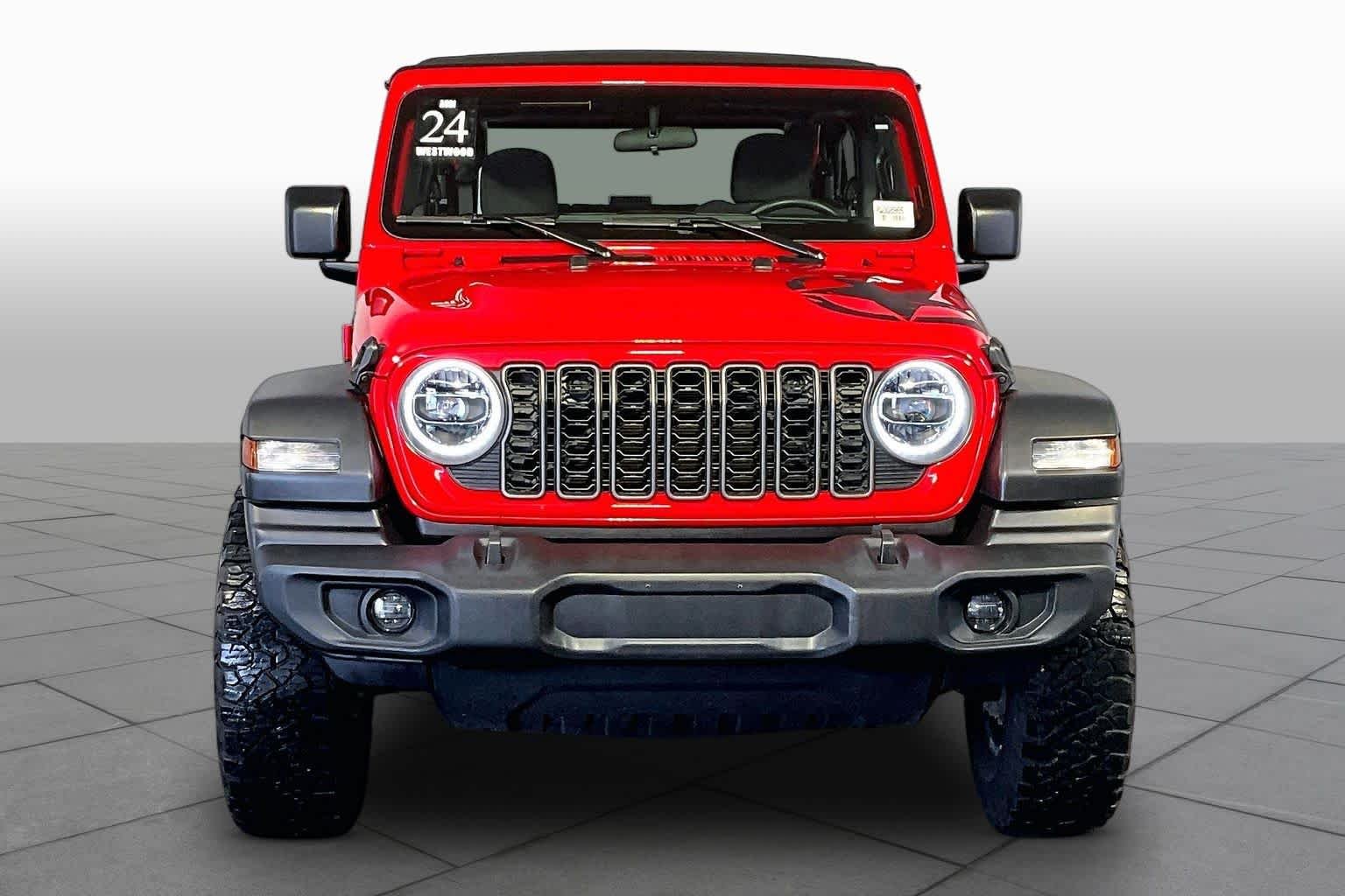 Used 2024 Firecracker Red Clearcoat Jeep Sport image 4