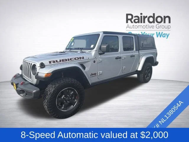 Used 2022 Silver Zynith Clearcoat Jeep Rubicon image 3