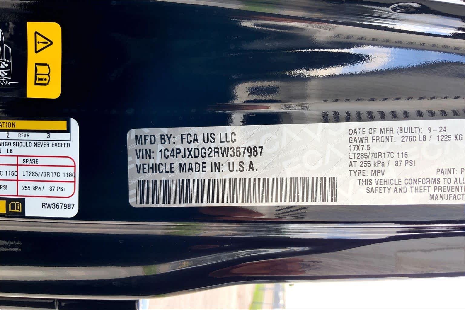 Used 2024 Black Clearcoat Jeep Willys image 36