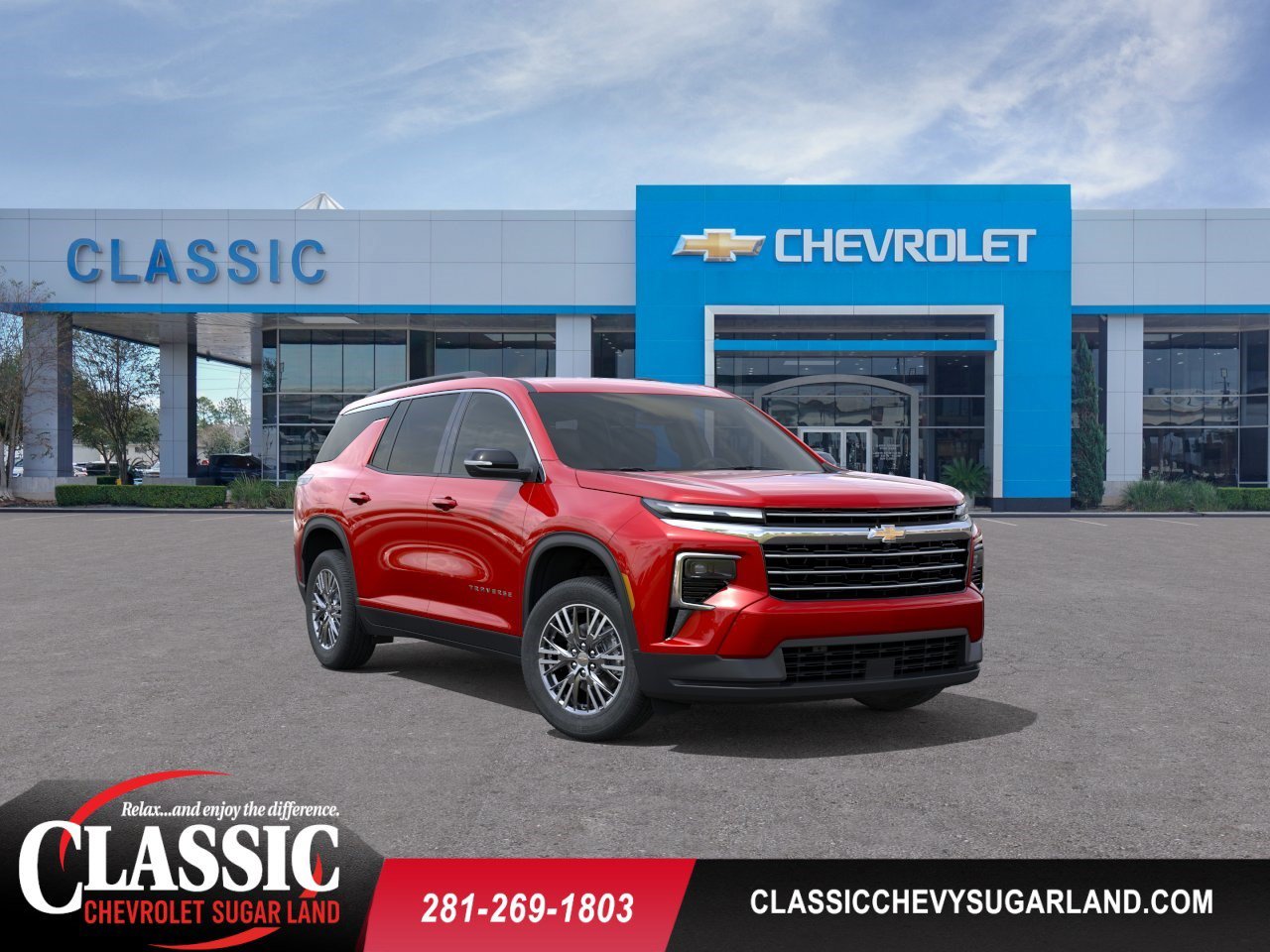 2026 Chevrolet Traverse LT Red at Classic Elite Chevrolet Hwy 6