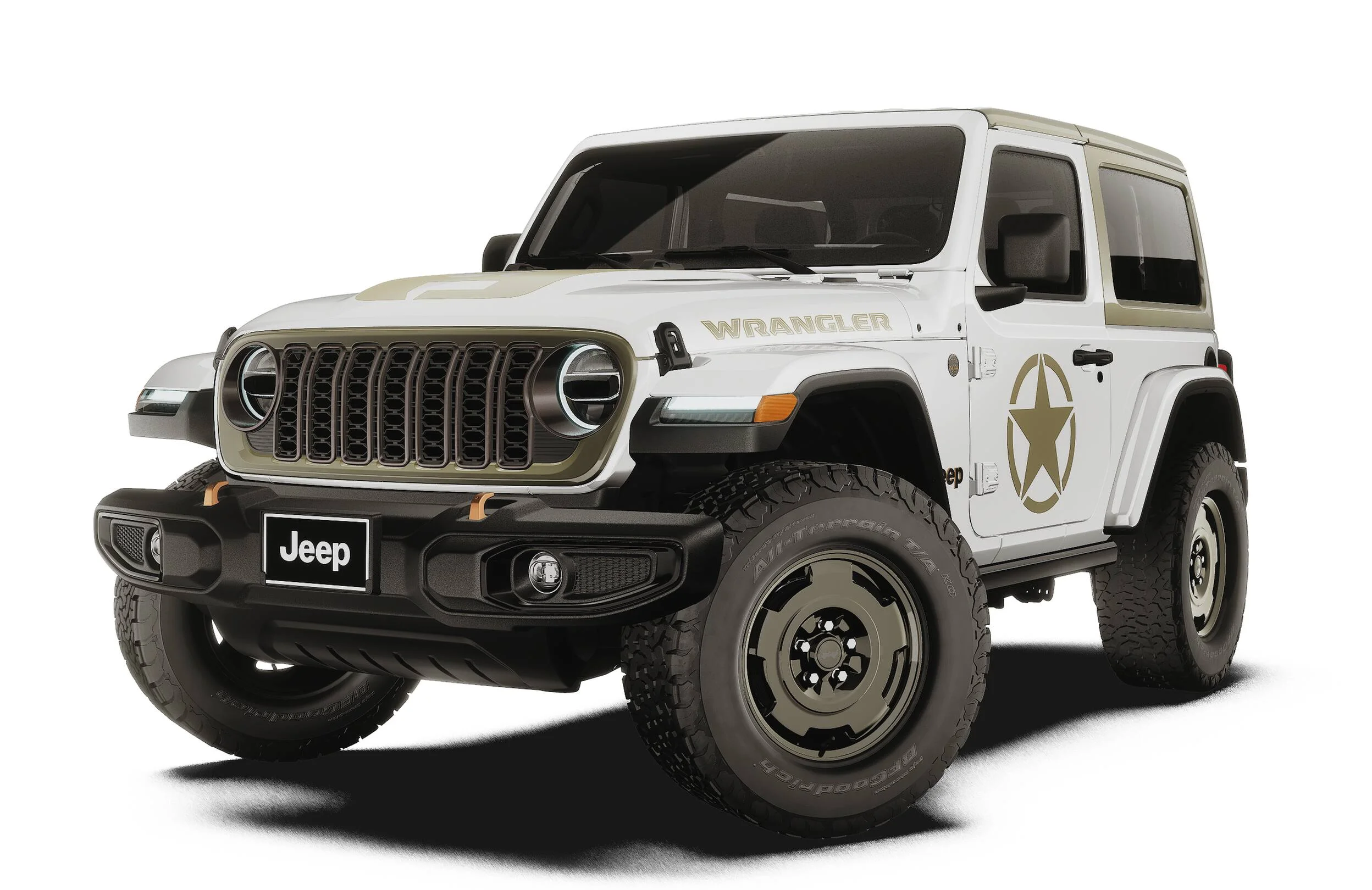 New 2027 Bright White Clear-Coat Paint Jeep Willys image 1