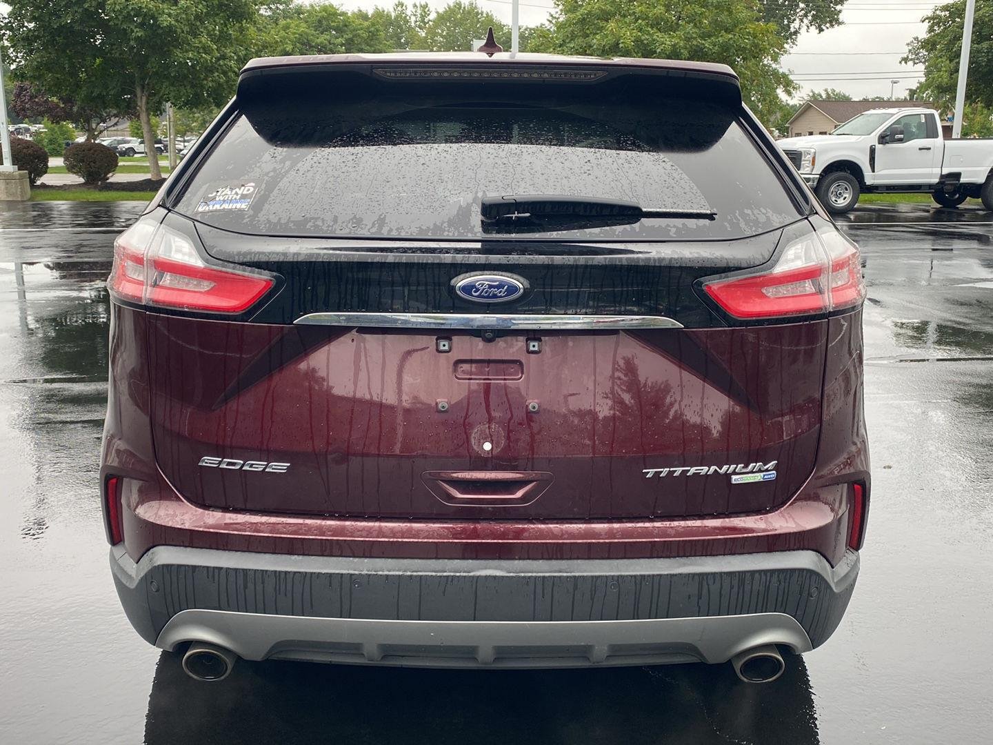 Used 2019 Burgundy Velvet Metallic Tinted Clearcoat Ford Titanium image 10