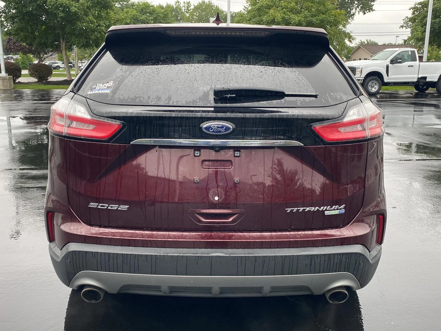 Used 2019 Burgundy Velvet Metallic Tinted Clearcoat Ford Titanium image 10