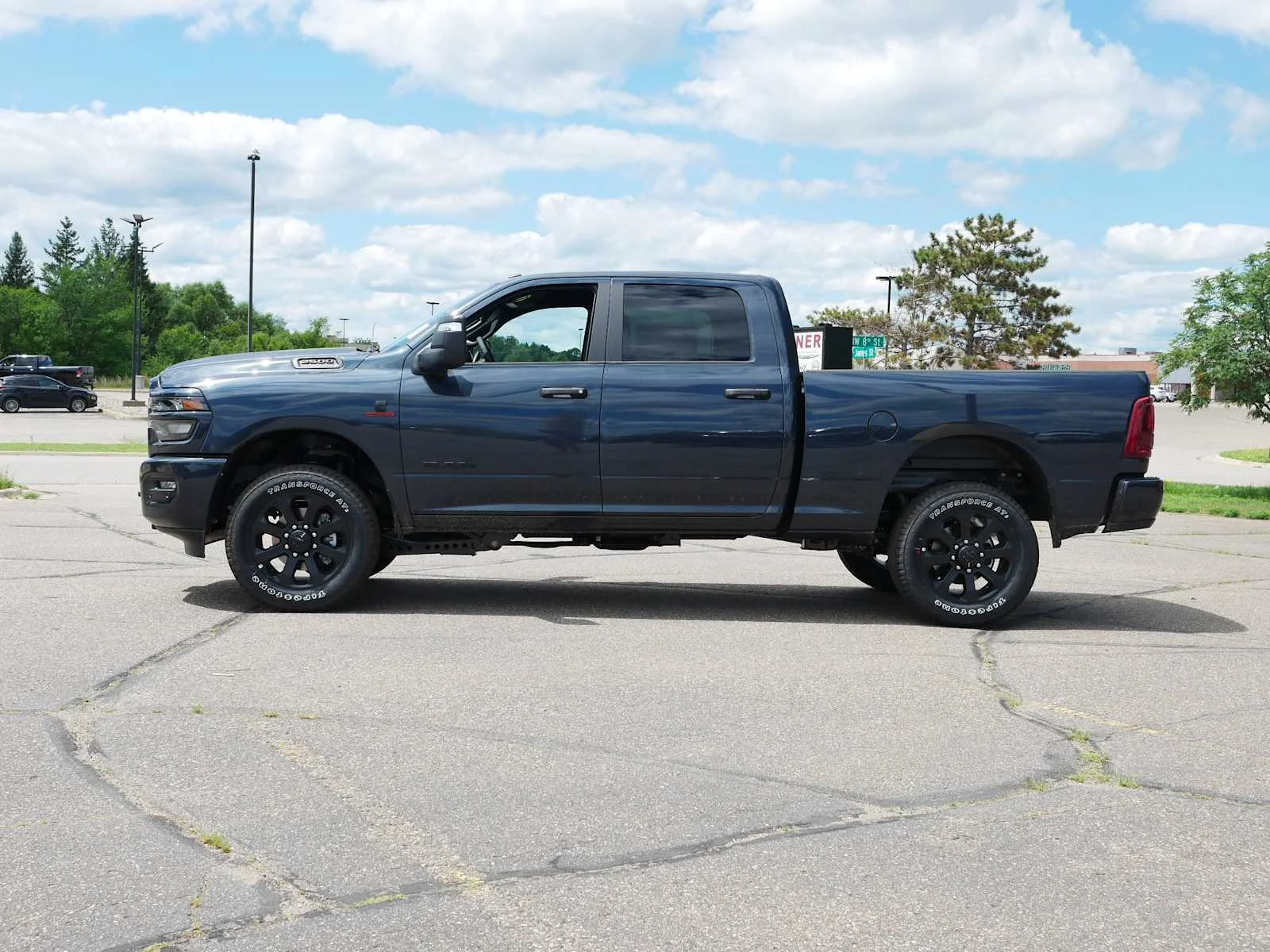 New 2025 Forged Blue Metallic RAM Big Horn image 8