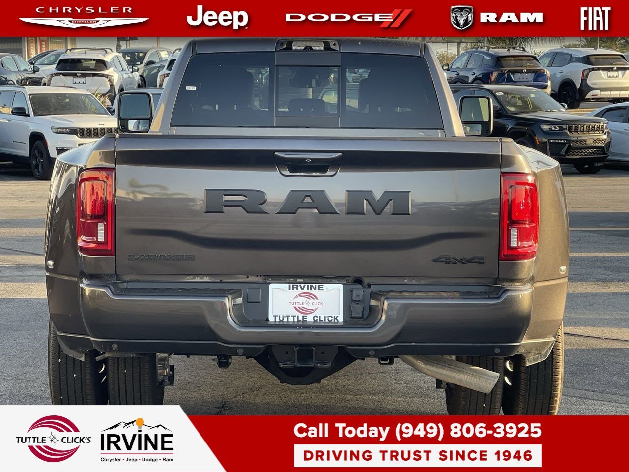 New 2026 Granite Crystal Metallic Clear-Coat Exterior Paint RAM Laramie image 5