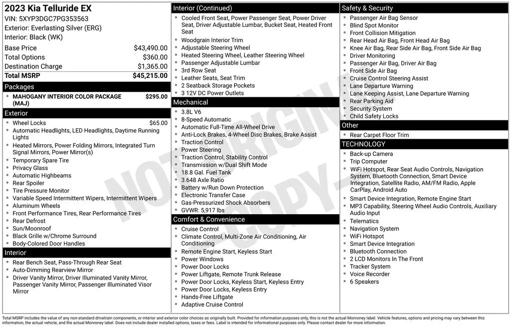 Used 2023 Silver Kia EX image 39