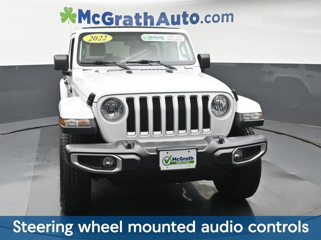 Used 2022 White Jeep Unlimited Sahara image 5