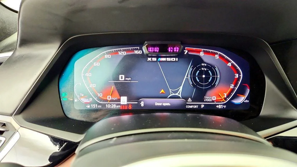 Used 2020 Black Sapphire Metallic BMW M50i Sports Activity Vehicle w/ Executive Pkg & Merino Leather image 15