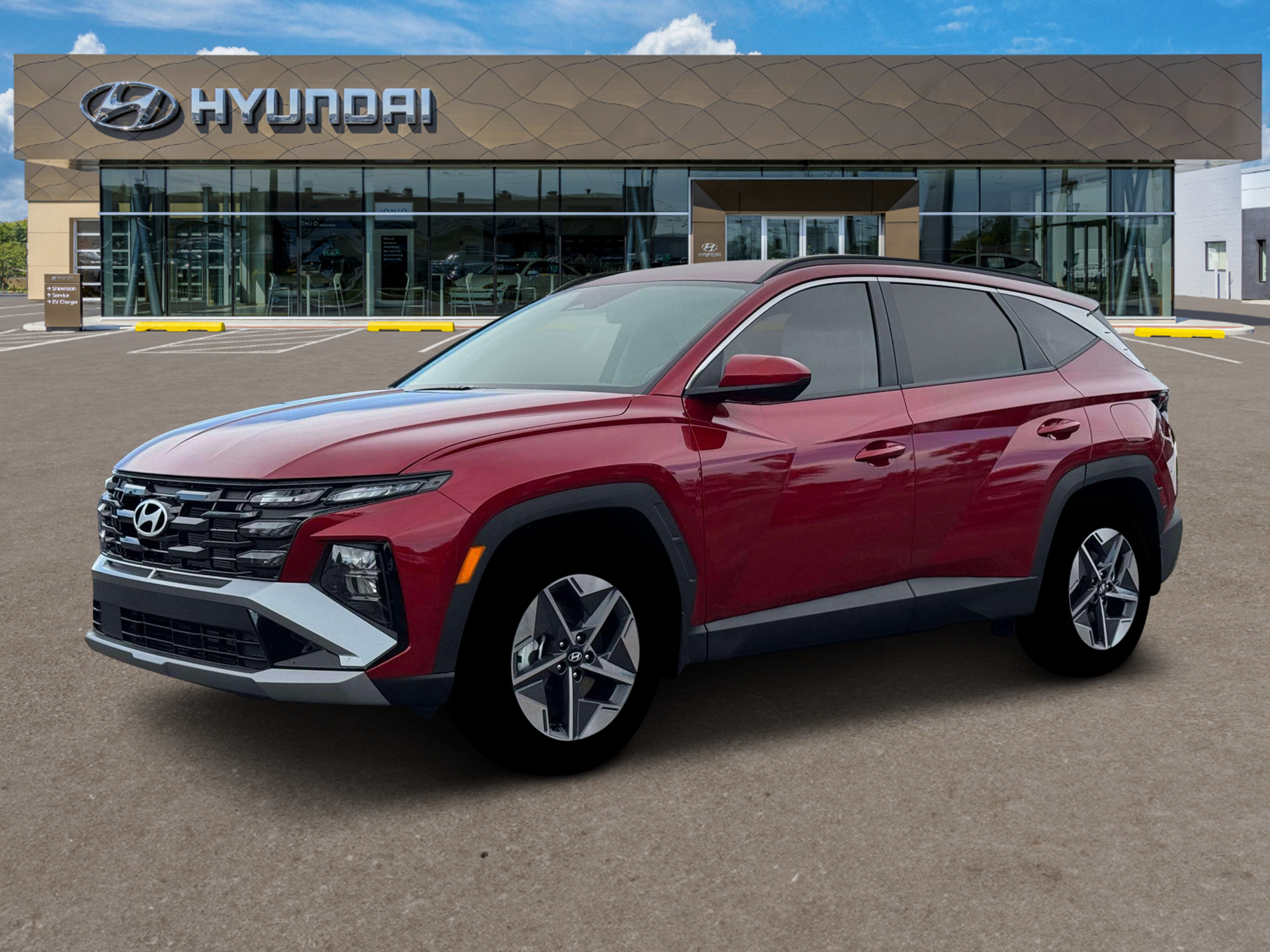 New 2026 Ultimate Red Hyundai SEL FWD image 2