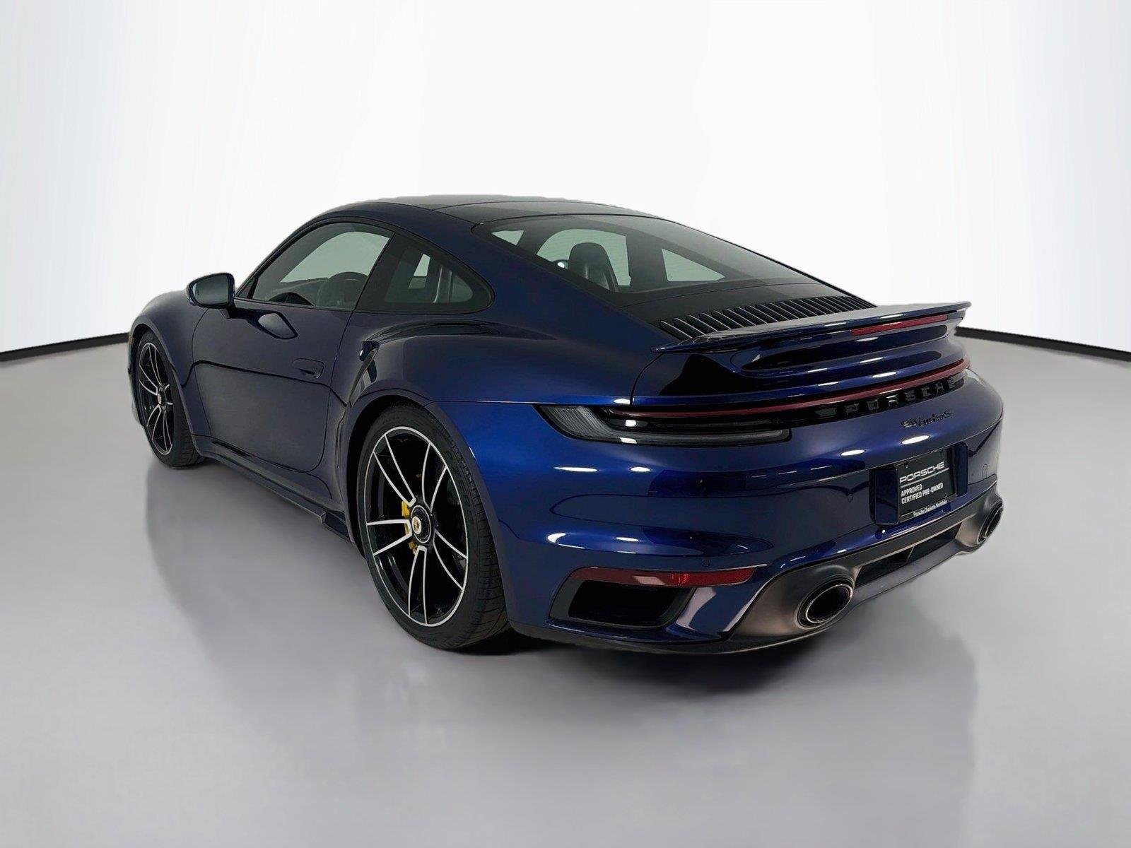 Used 2022 Gentian Blue Metallic Porsche Turbo S image 3