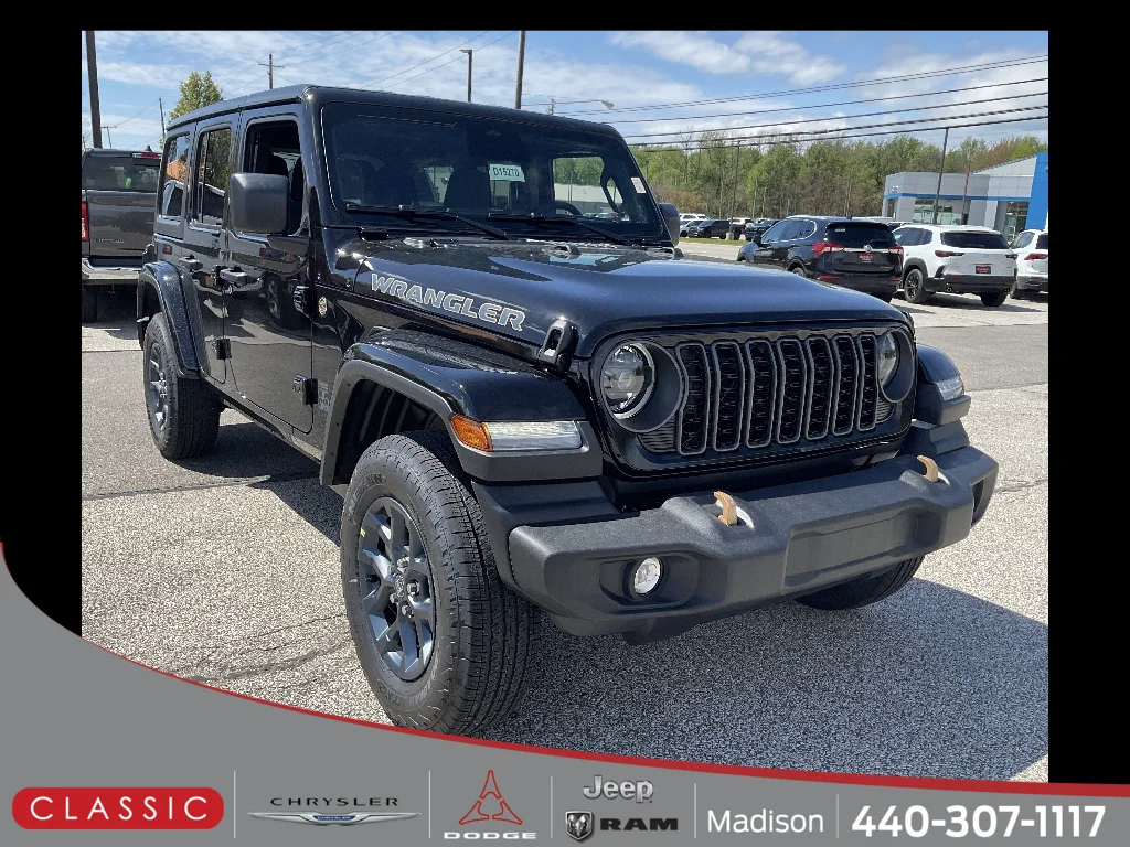 New 2026 Black Clearcoat Jeep 85th Anniversary image 1
