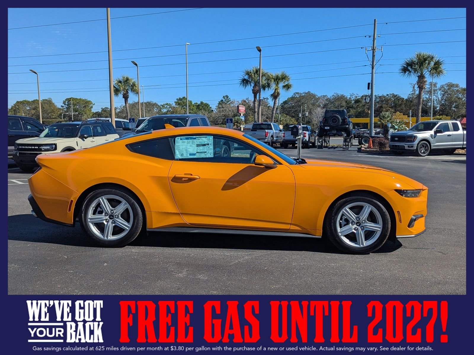 New 2026 Orange Fury Metallic Tri-coat Ford EcoBoost image 3