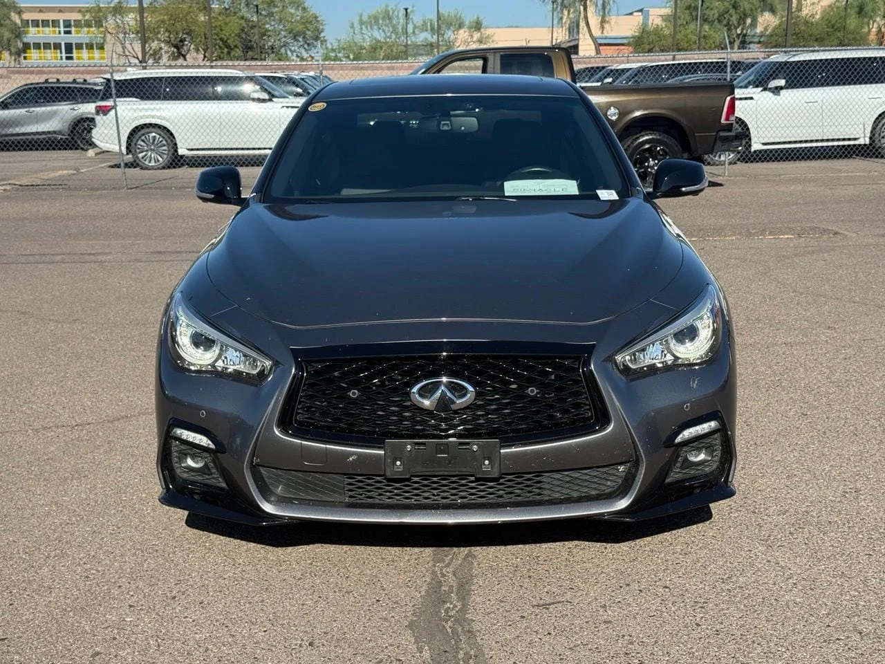 Certified Used 2022 Graphite Shadow INFINITI Red Sport 400 image 2
