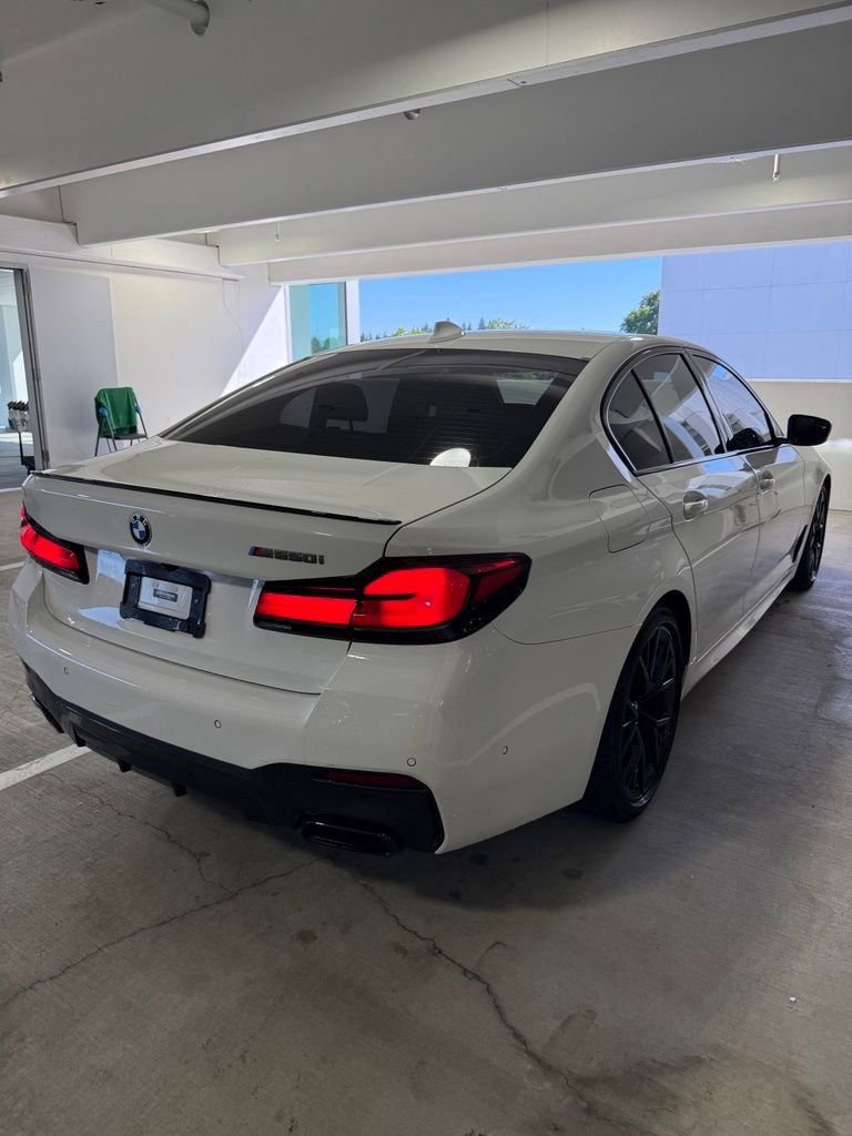 Used 2023 Alpine White BMW M550i xDrive image 6