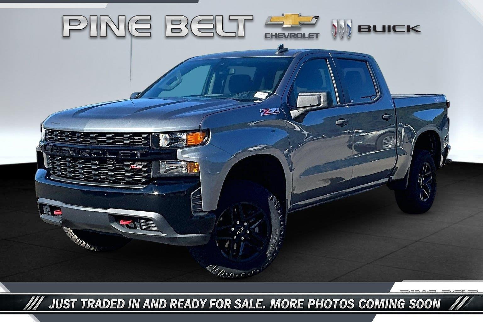 Used 2021 SATIN STEEL METALLIC Chevrolet Custom Trail Boss image 11
