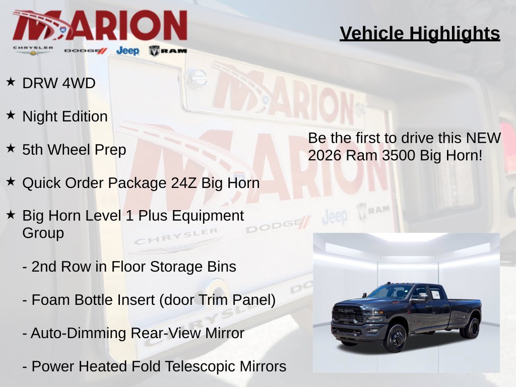 New 2026 Forged Blue Metallic Exterior Paint RAM Big Horn image 5