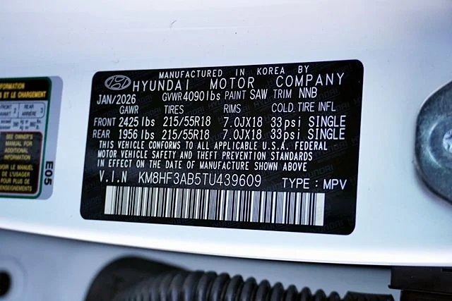 Used 2026 White Hyundai SEL Sport image 32