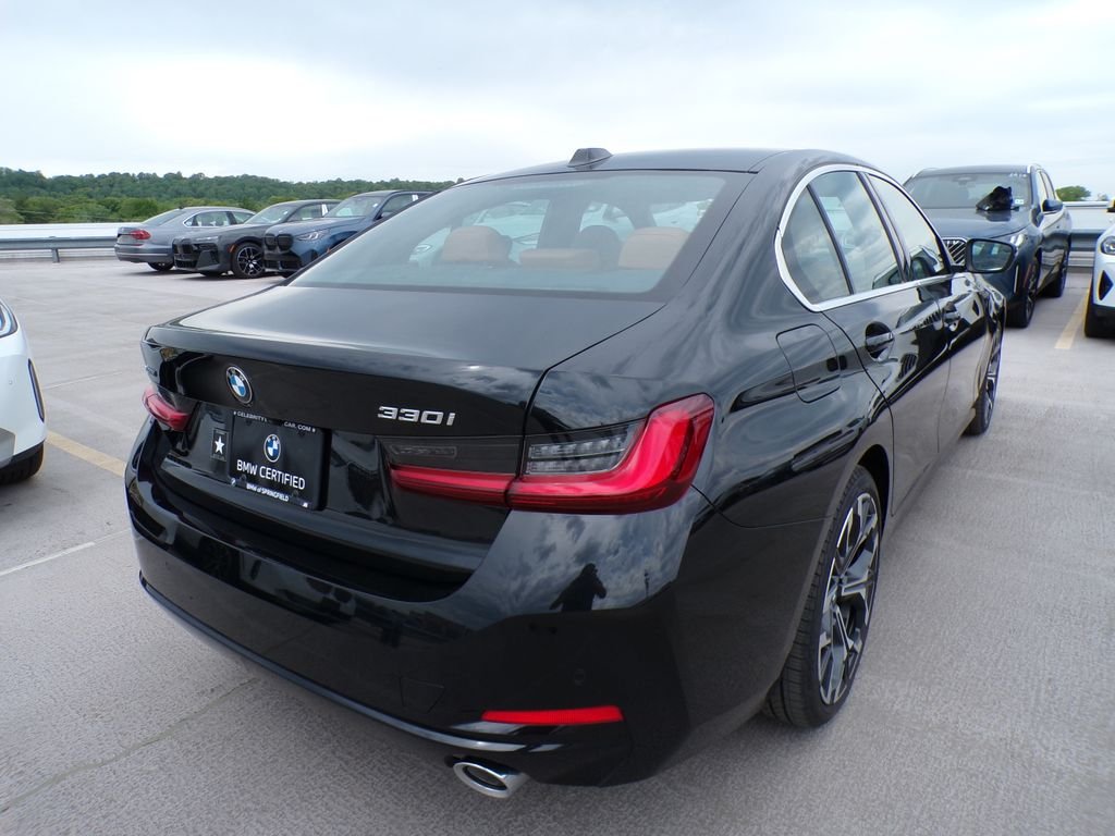 Certified Used 2025 Black Sapphire Metallic BMW 330i xDrive image 6