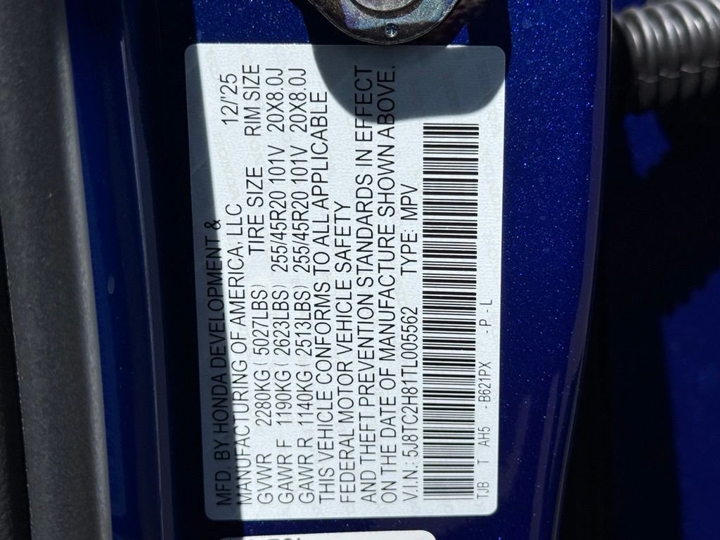 Used 2026 Apex Blue Pearl Acura A-Spec Advance Package image 29