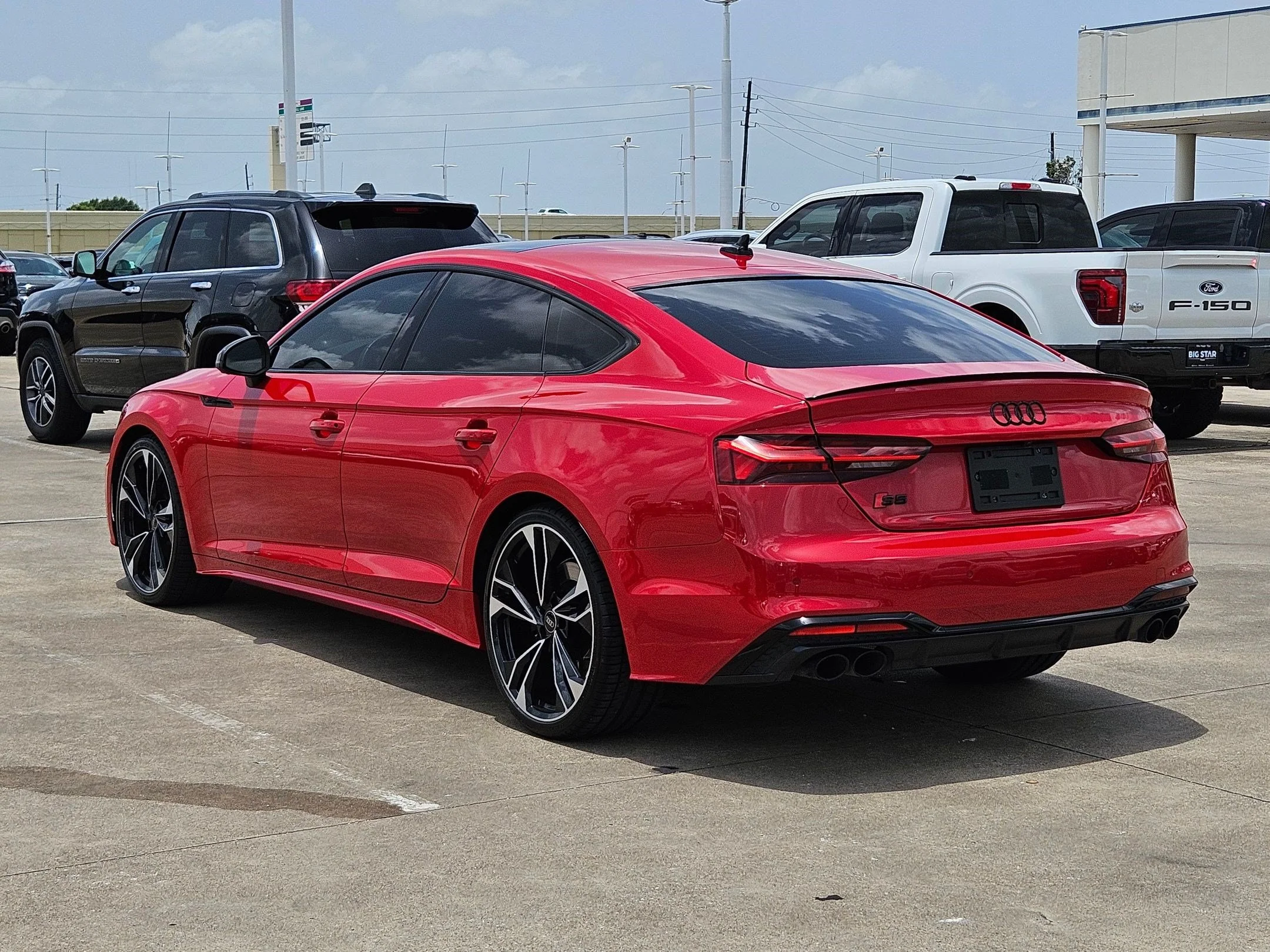 Certified Used 2024 Progressive Red Metallic Audi Premium Plus image 5