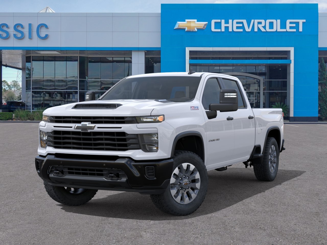 2026 Chevrolet Silverado 2500 HD Custom White at Classic Elite Chevrolet Hwy 6