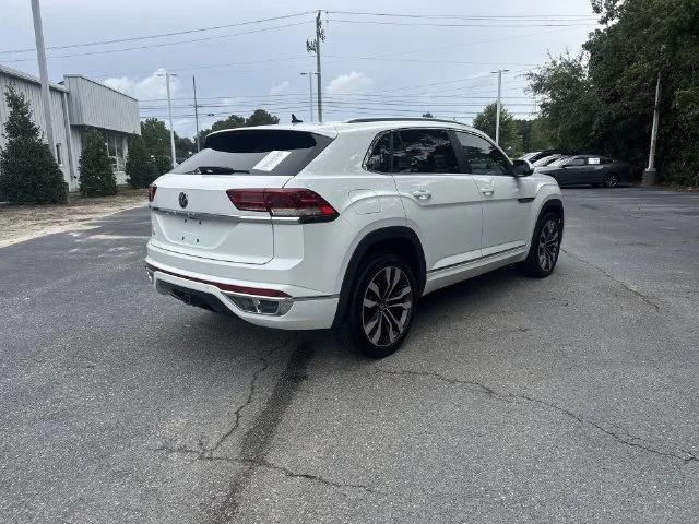 Used 2021 White Volkswagen 3.6L V6 SEL R-Line image 5