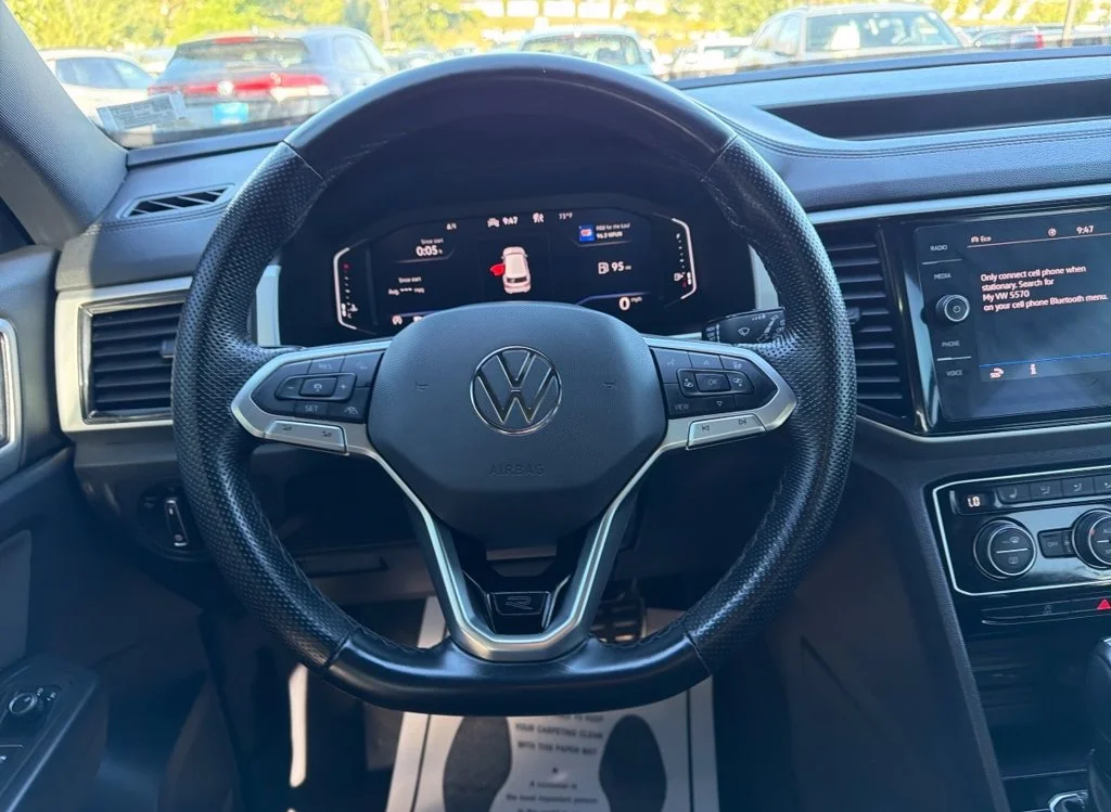 Used 2023 Deep Black Volkswagen 3.6L V6 SEL R-Line image 32