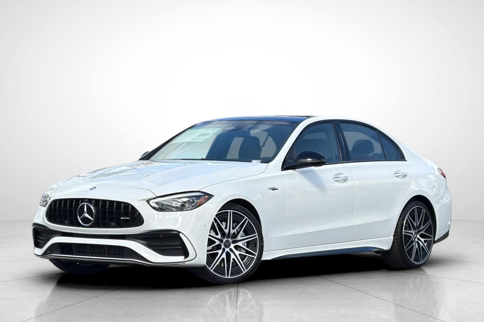 New 2026 Polar White Mercedes-Benz C 43 AMG® image 1