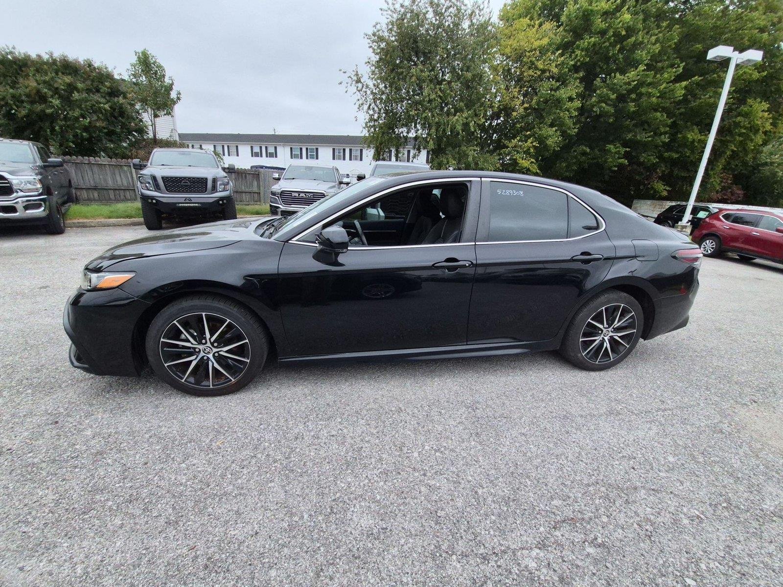 Used 2024 Midnight Black Metallic Toyota SE image 2